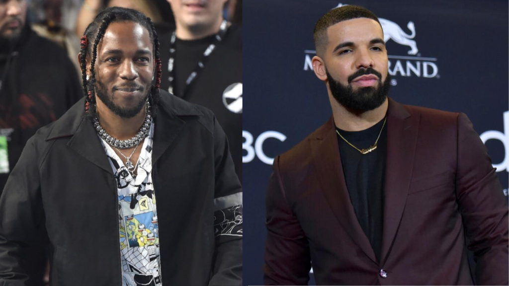 Kendrick Lamar and Drake.